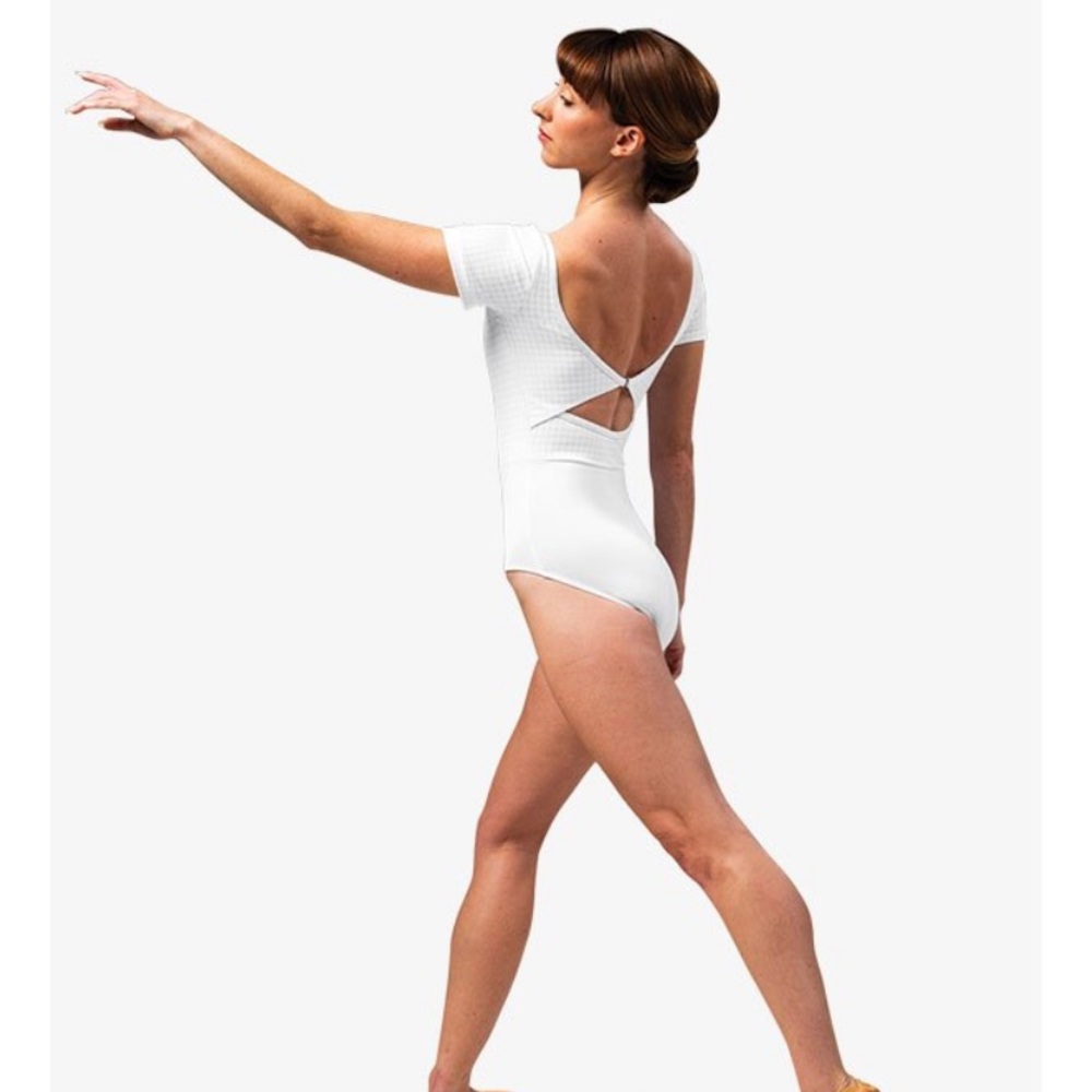 Ansliewear “Daria” Lace Short Sleeve Leotard - Picture 3 of 4